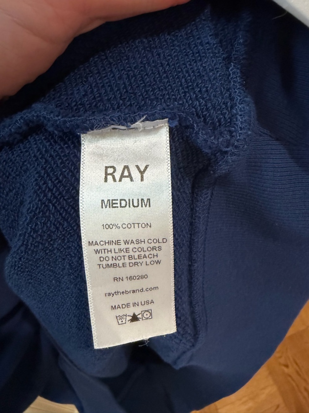 Ray the Brand Navy Sweatshirt - Picture 5 of 5